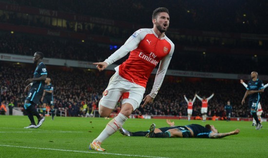 阿森纳主场力克曼城重返积分榜首席位
